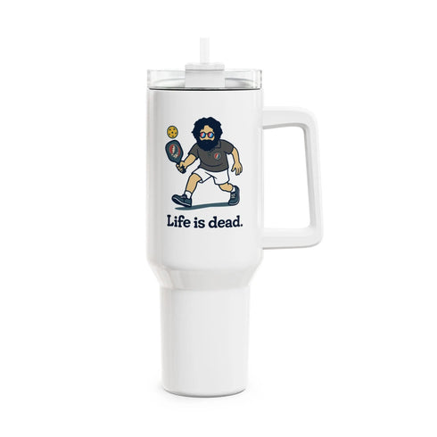 Grateful Dead - Jerry's In a Pickle - Life is dead. "Fat Man" Tumbler,  Double Insulated 40oz Travel Mug - StealieShop